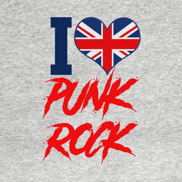 I love punk rock by MessageOnApparel